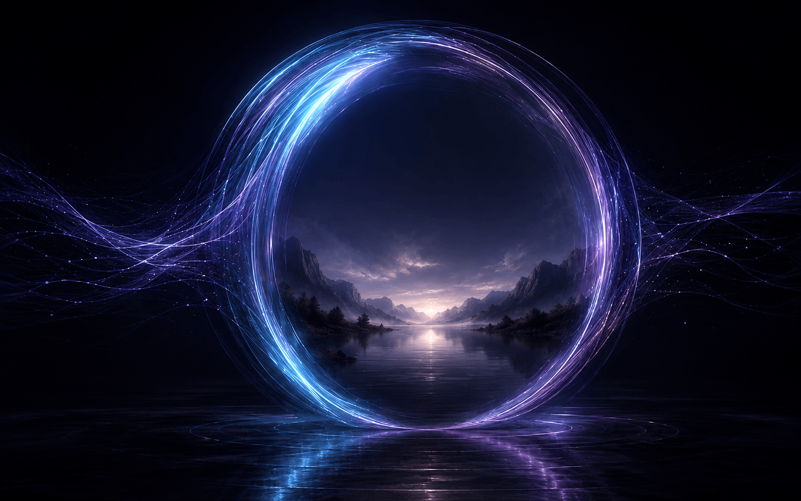 The Lens — a living portal of light